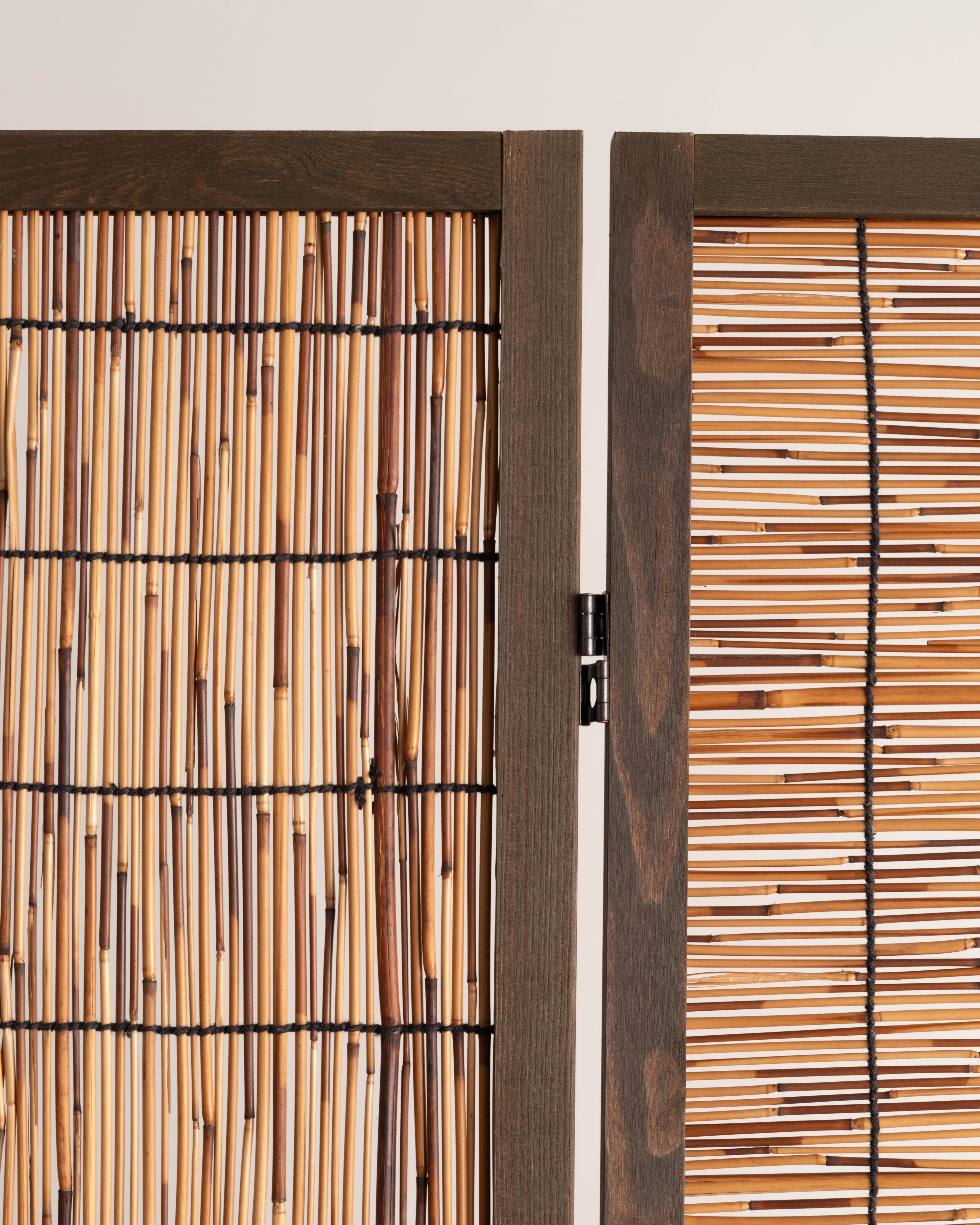 Natural Reed Room Divider Folding Screens