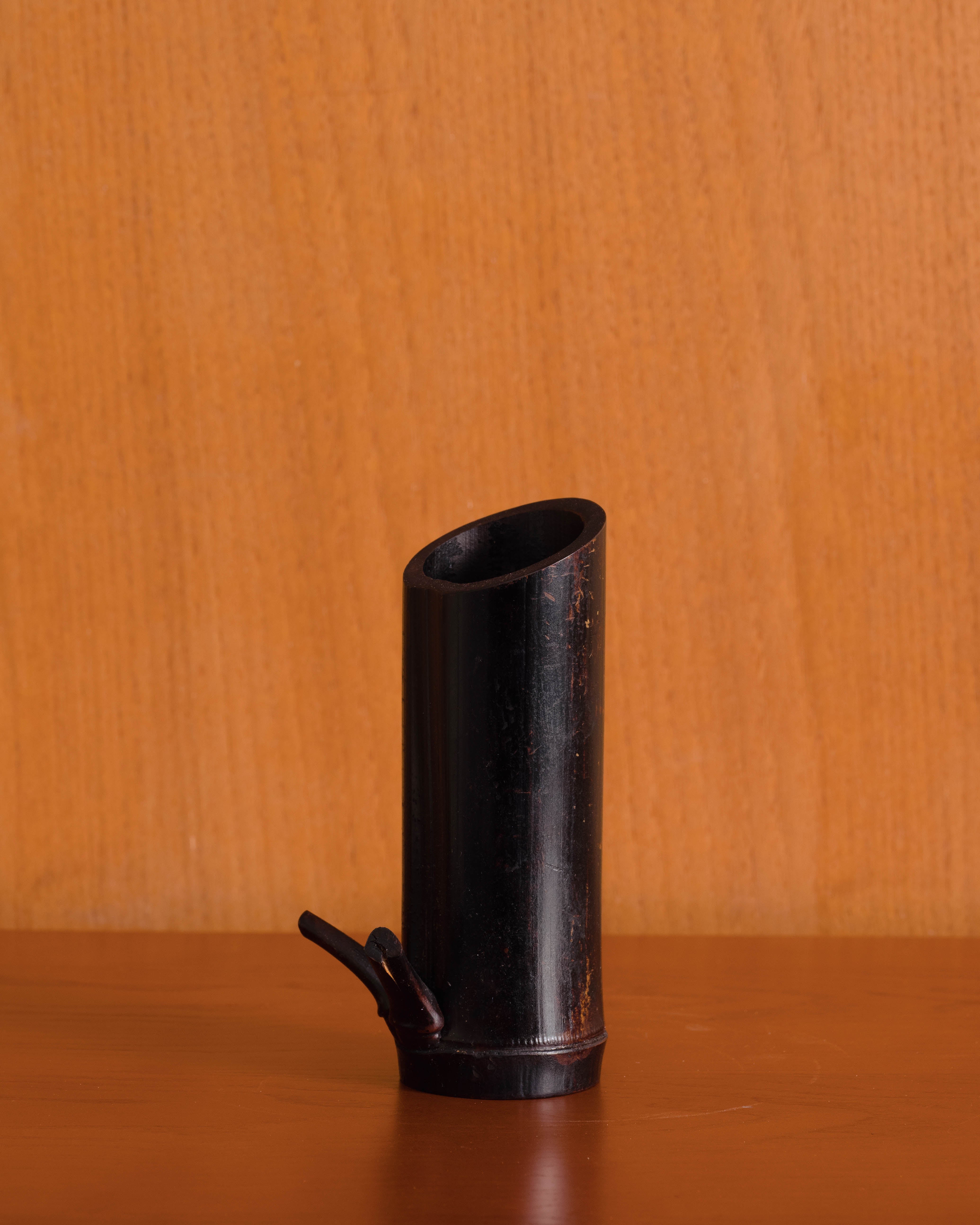 Spiky Pattern Bamboo Plant Vase