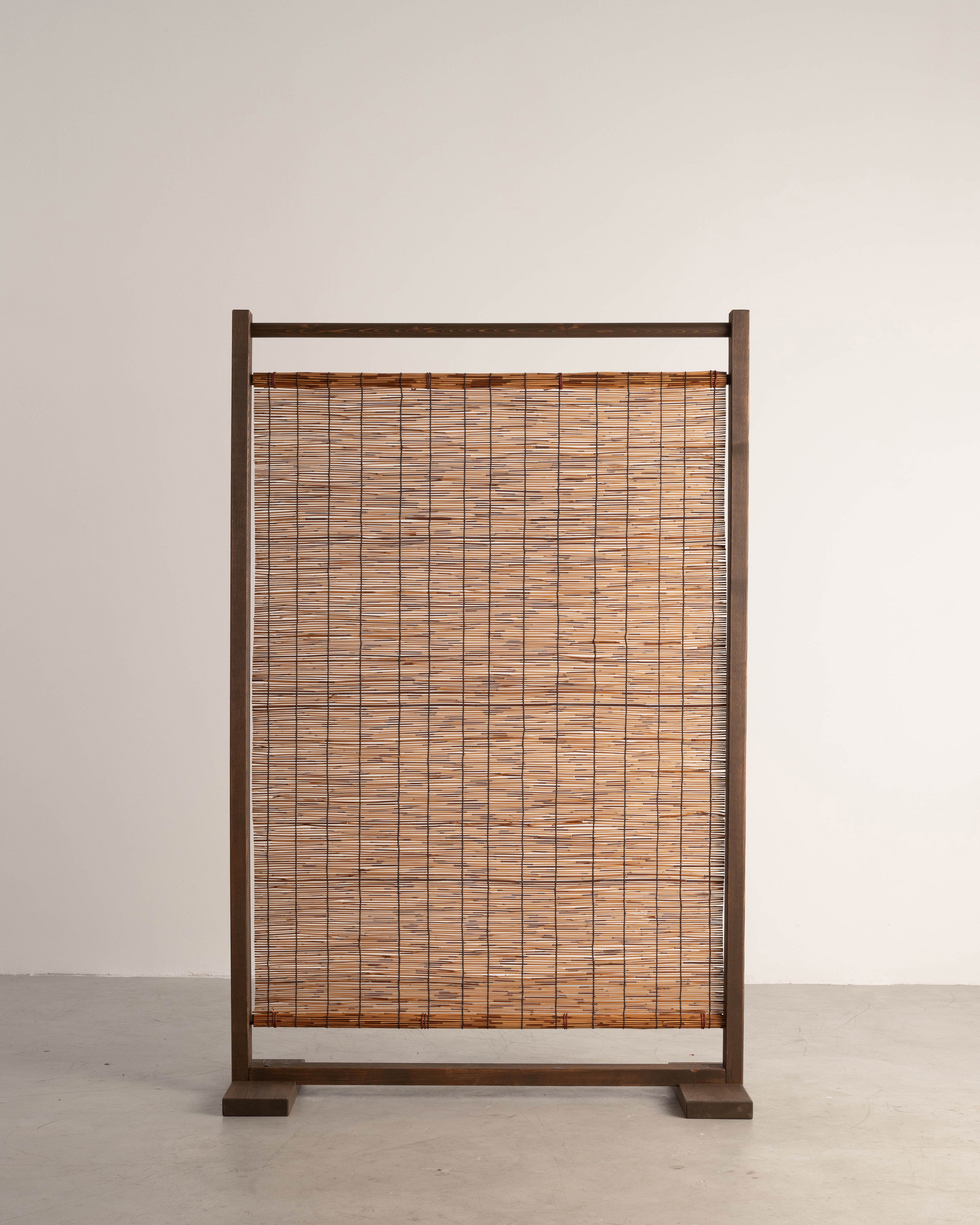 Single Panel Reed Room Divider Screen