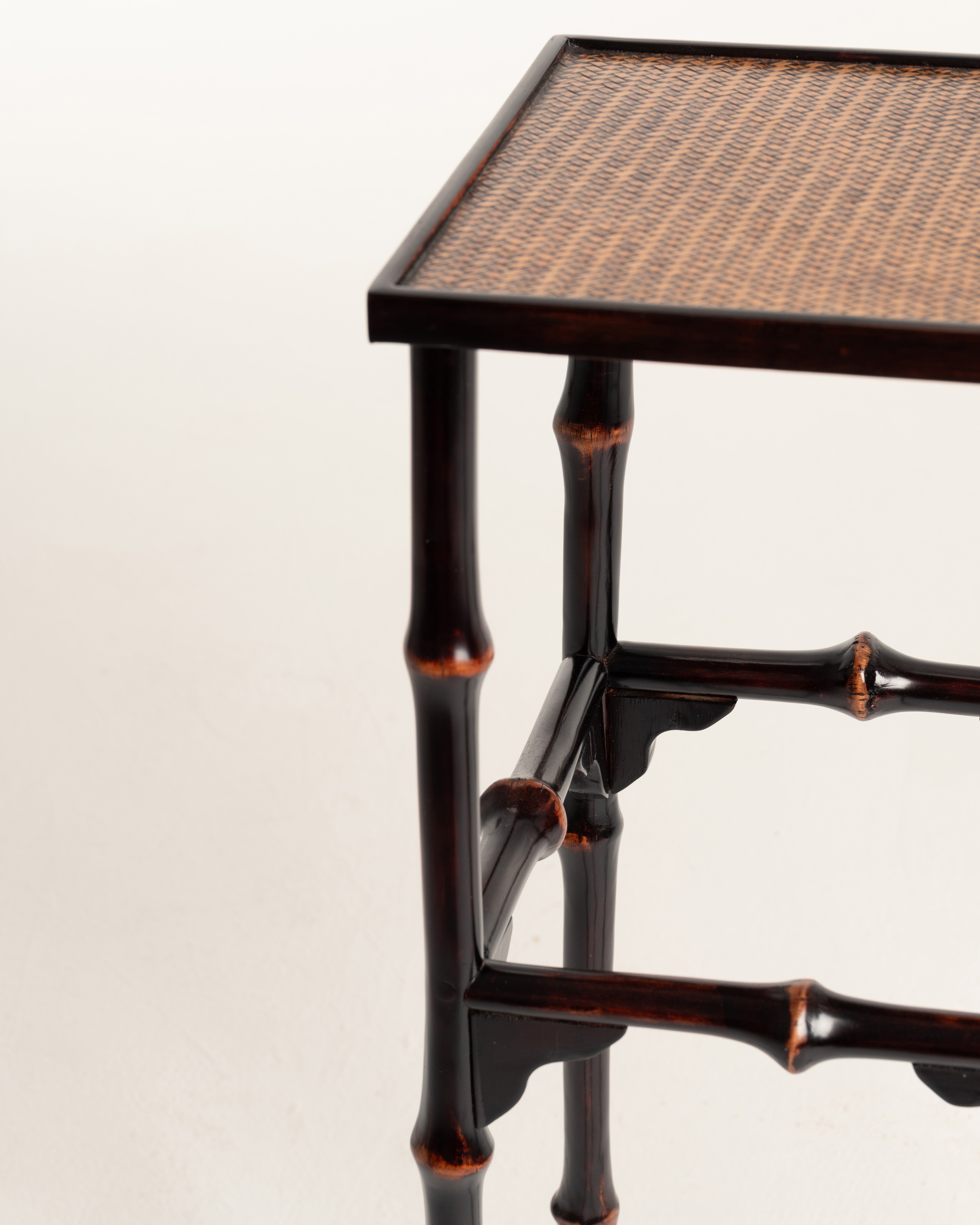 Indoor Bamboo Plant Stand