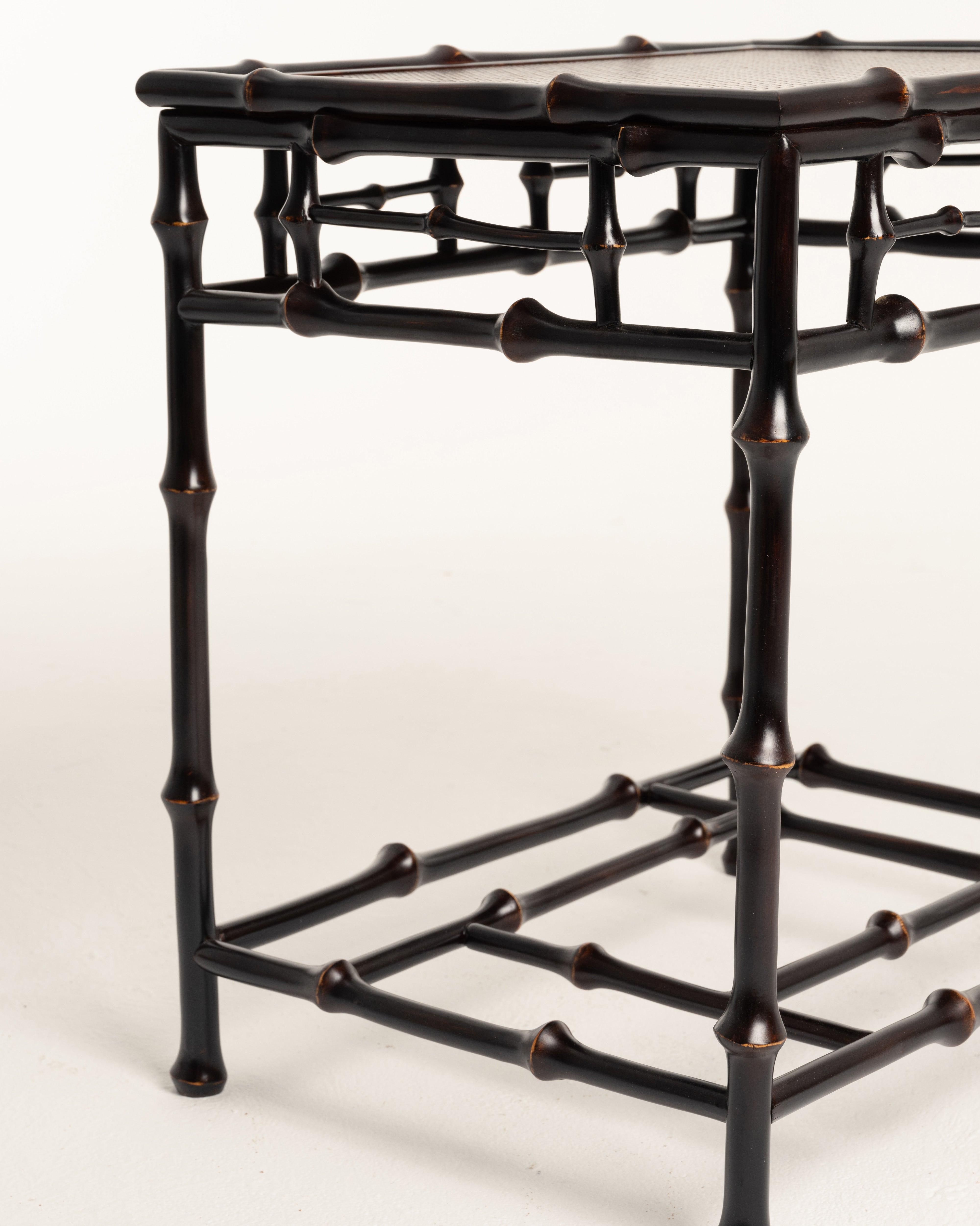 Ming Style Bamboo Console Table