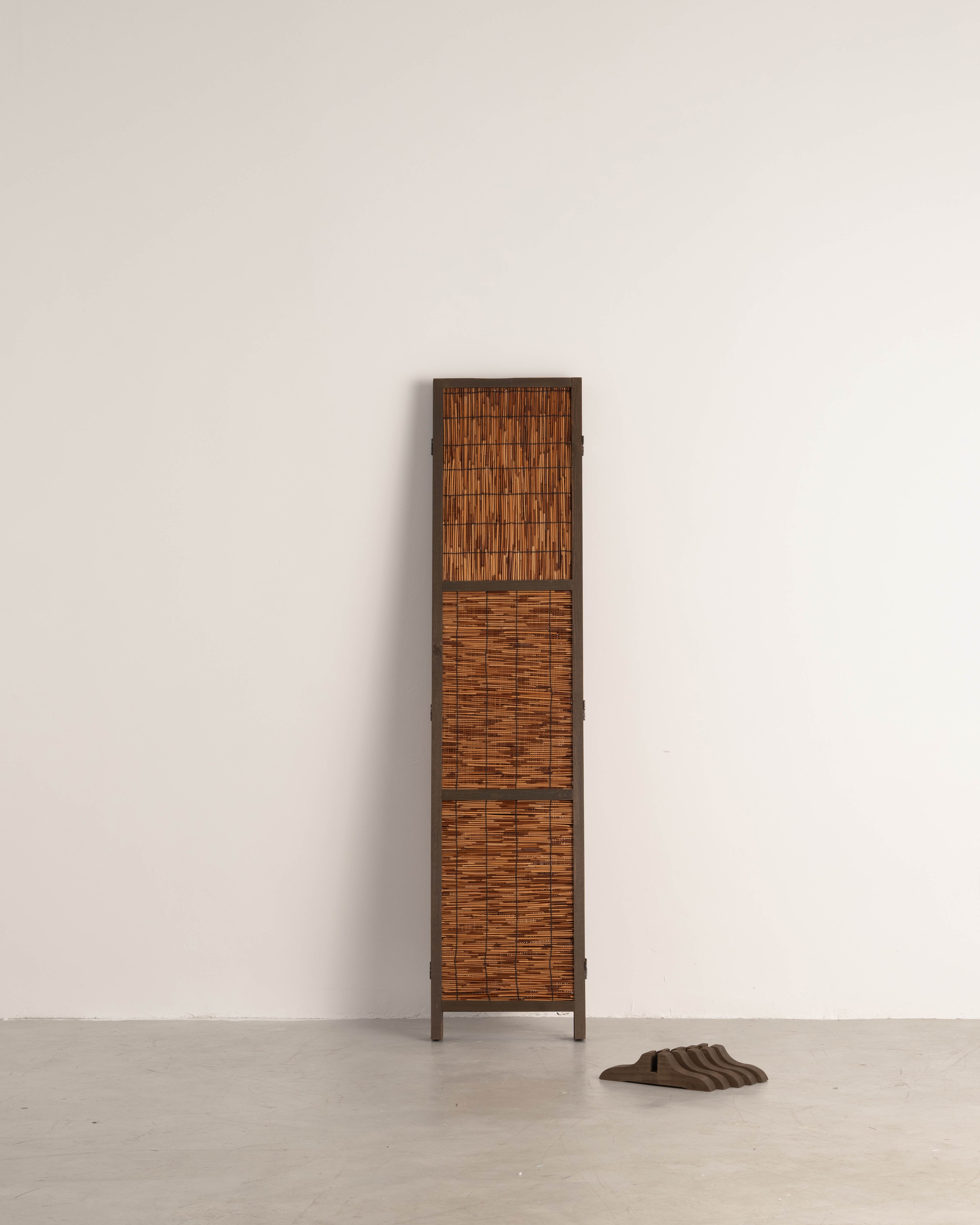 Natural Reed Room Divider Folding Screens