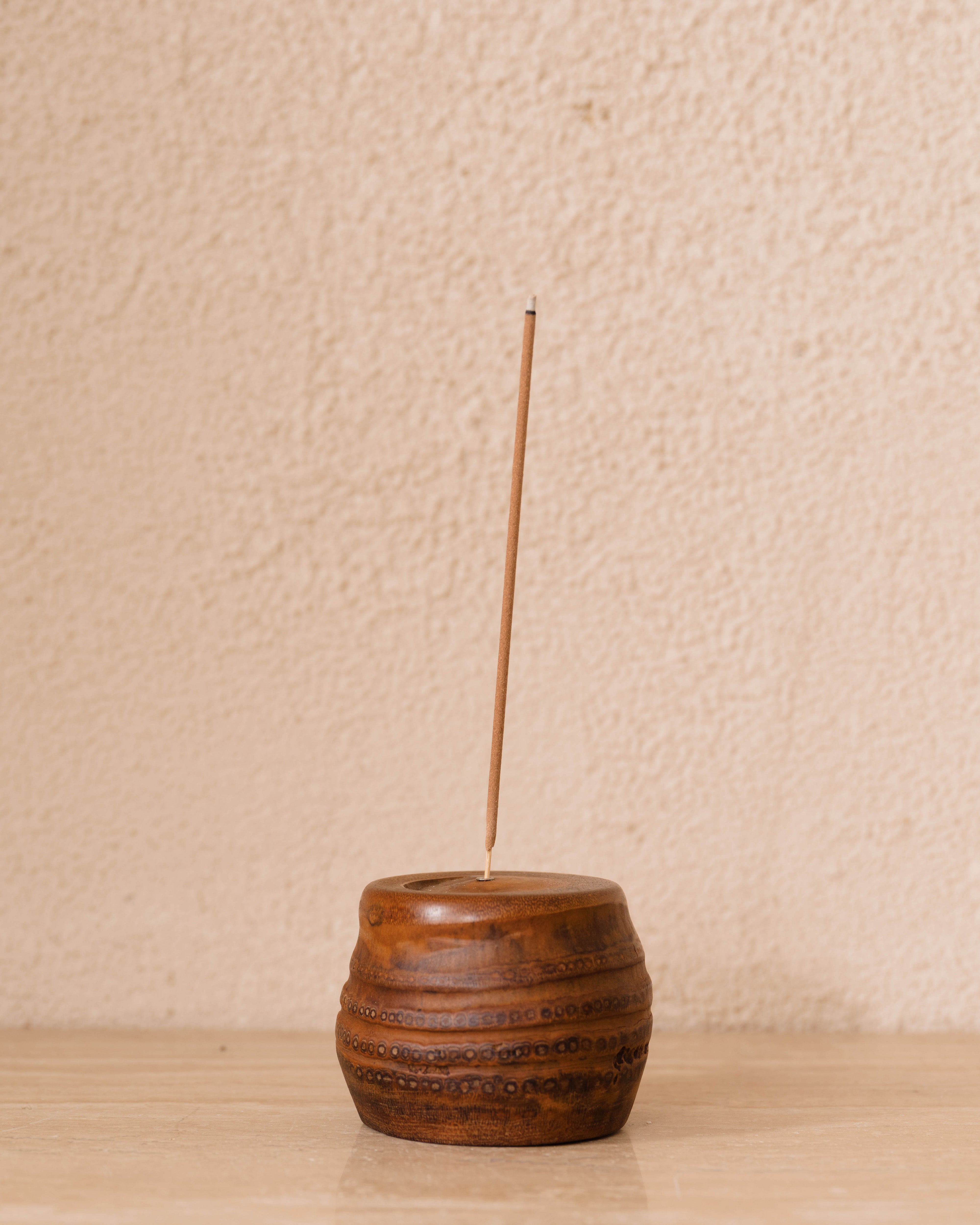 Bamboo Root Incense Holder
