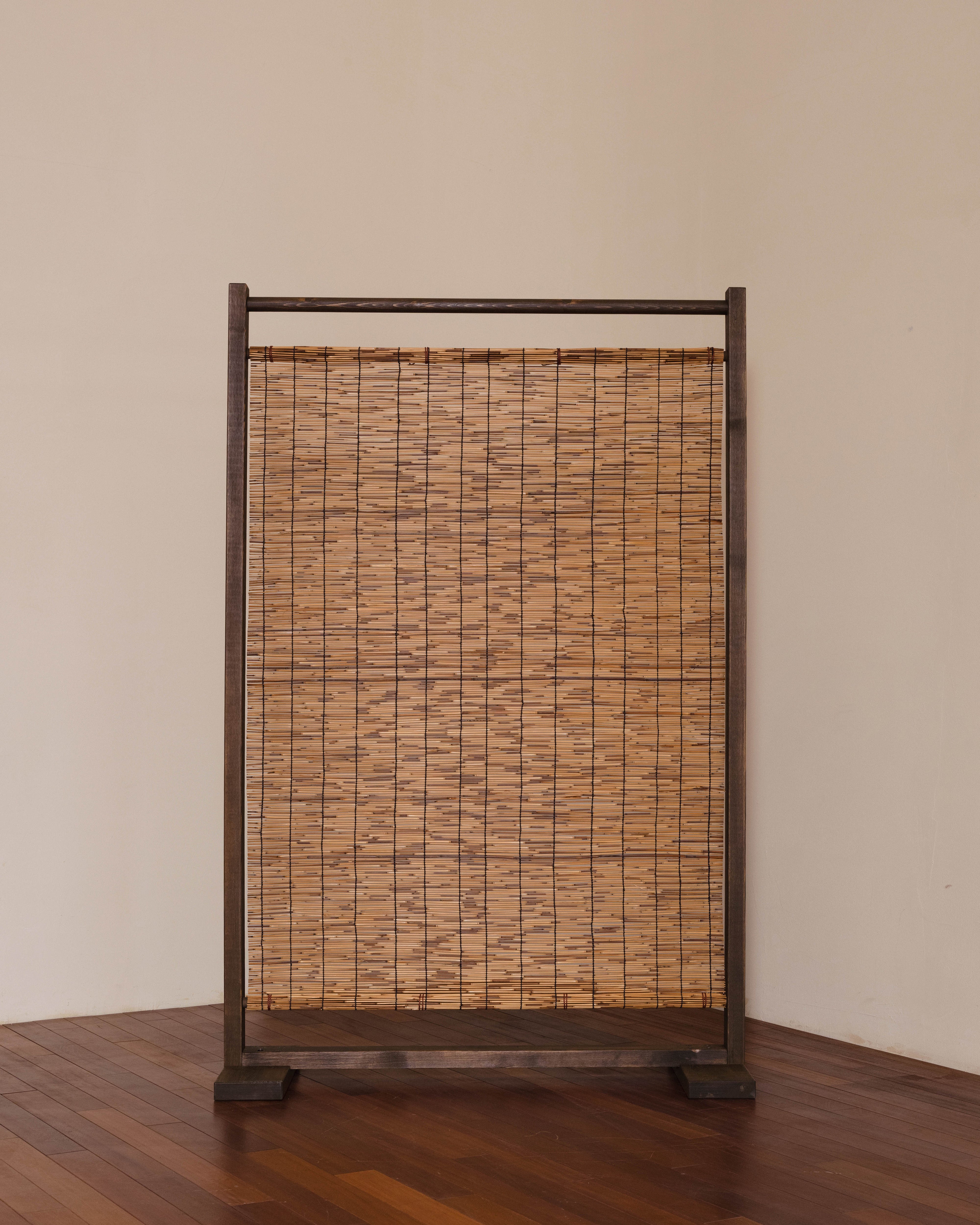 Single Panel Reed Room Divider Screen