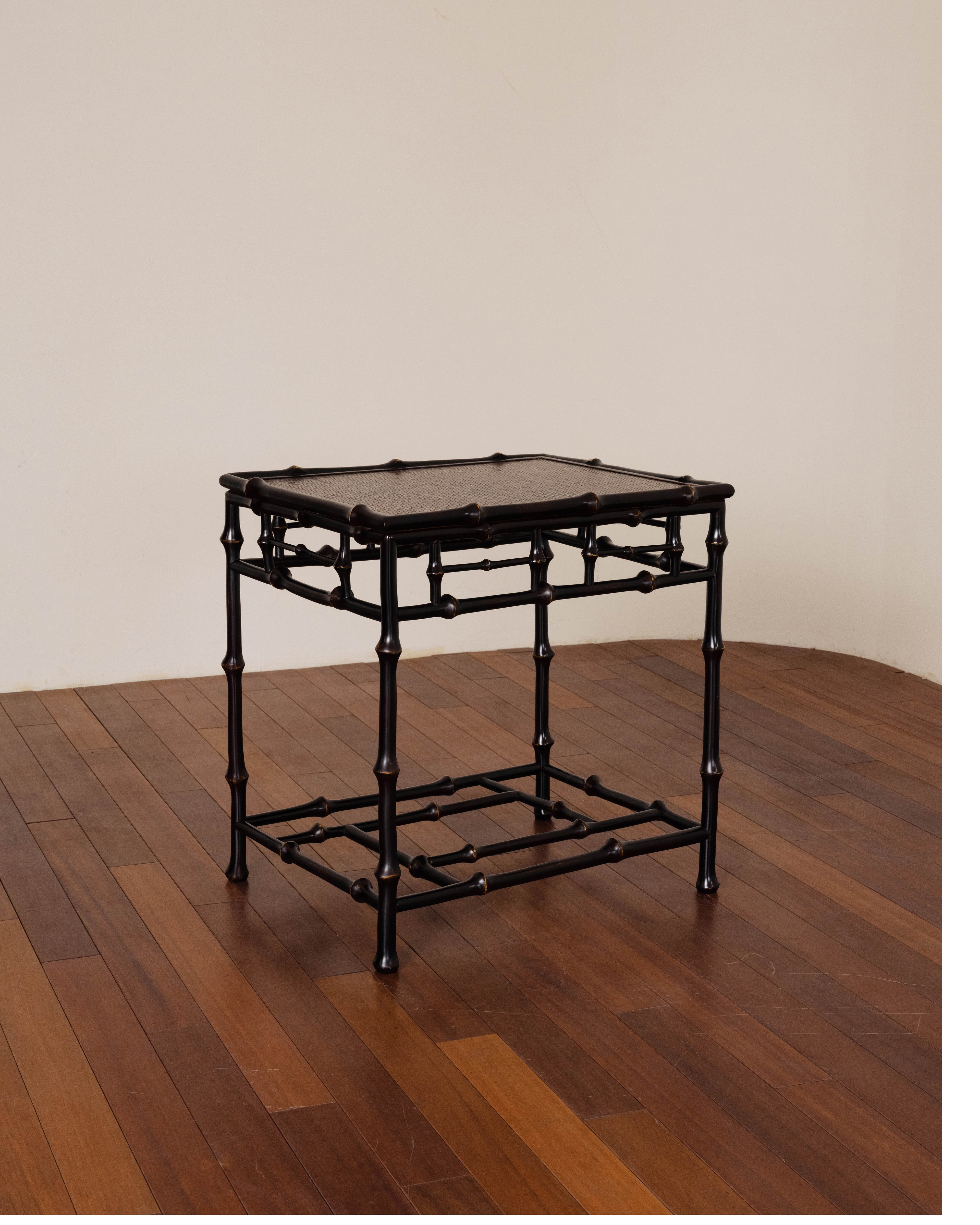 Ming Style Multifunctional Bamboo Console Table