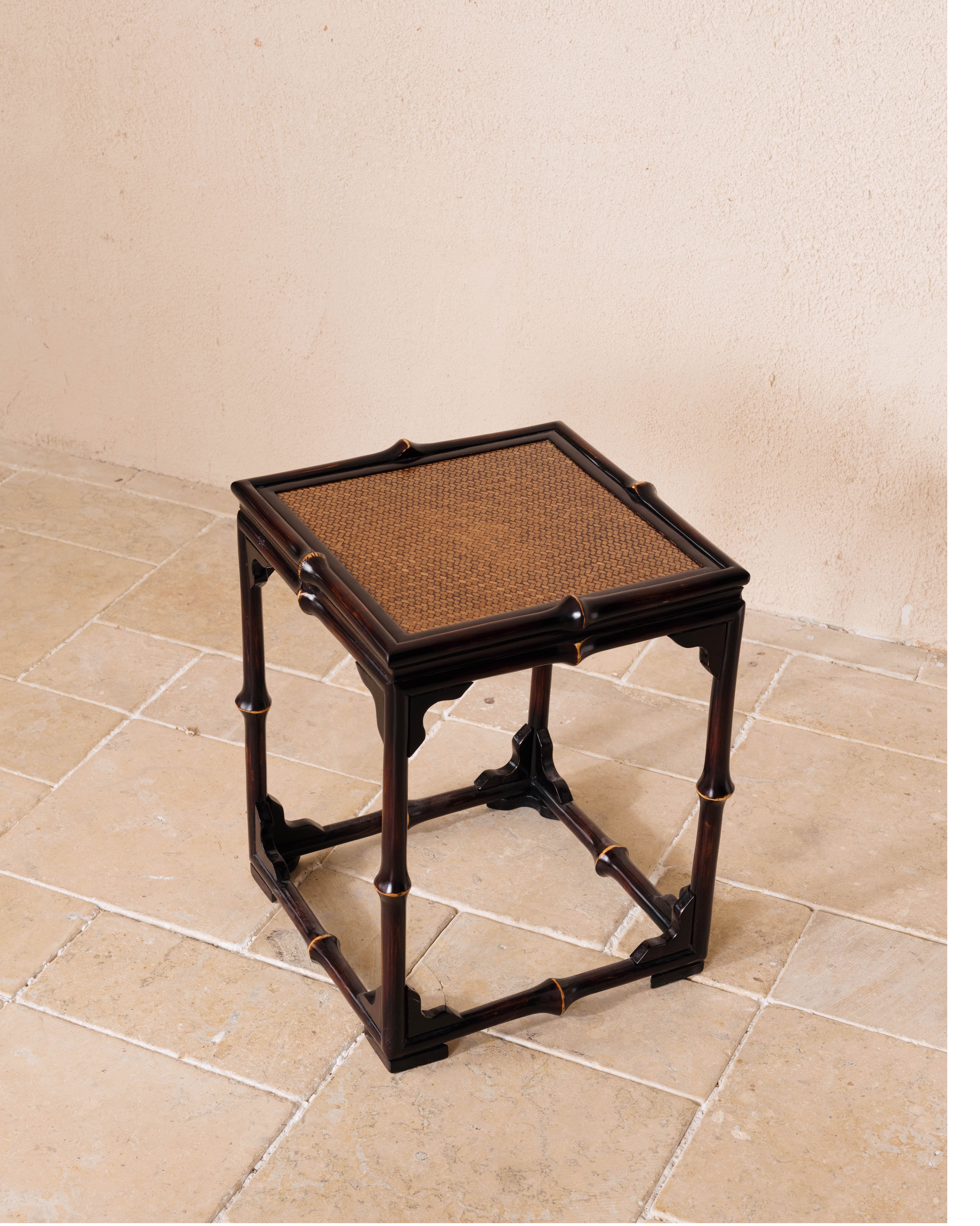 Multifunctional Bamboo Tatami Stool Chair