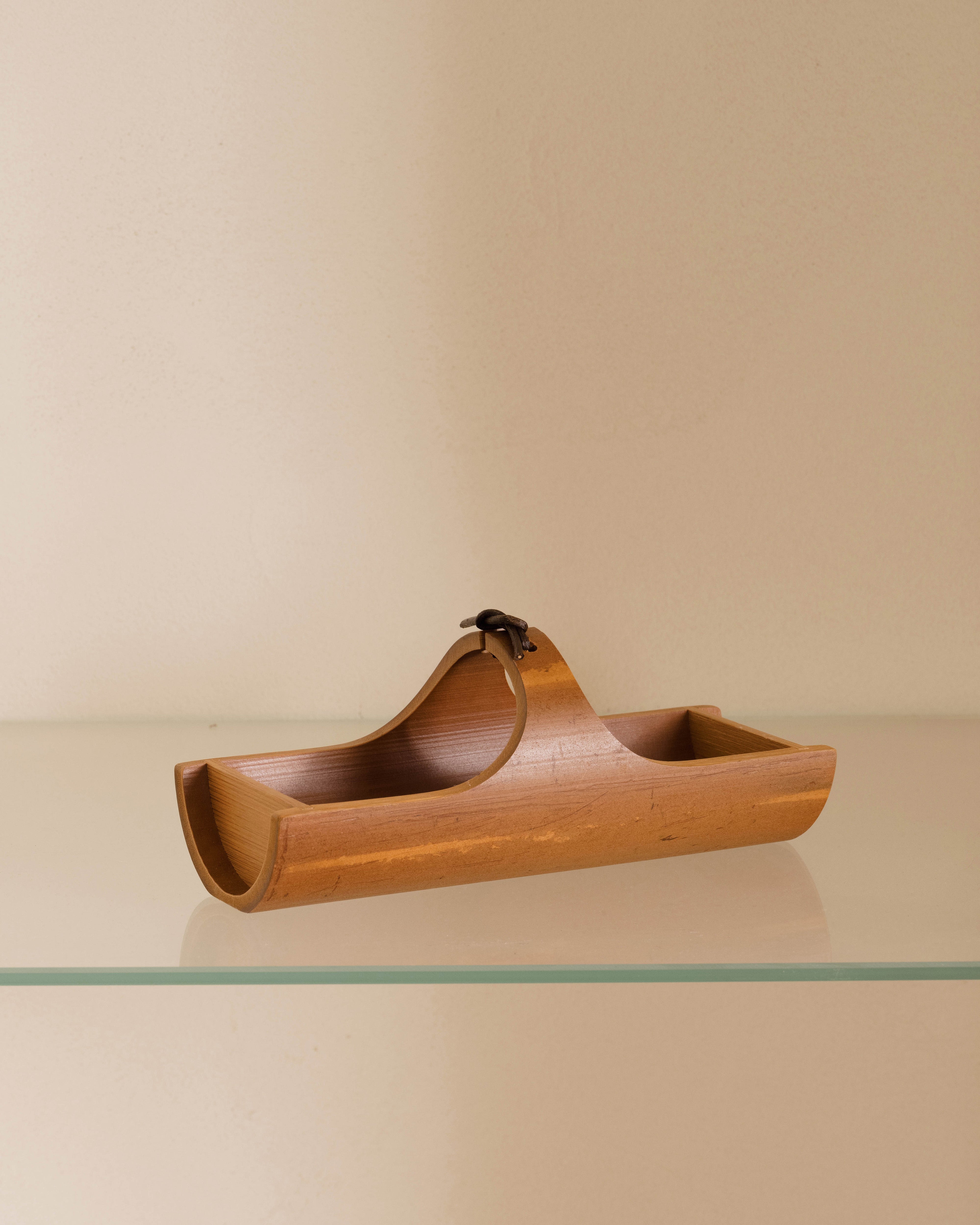 Bamboo Boat Bowl Tray