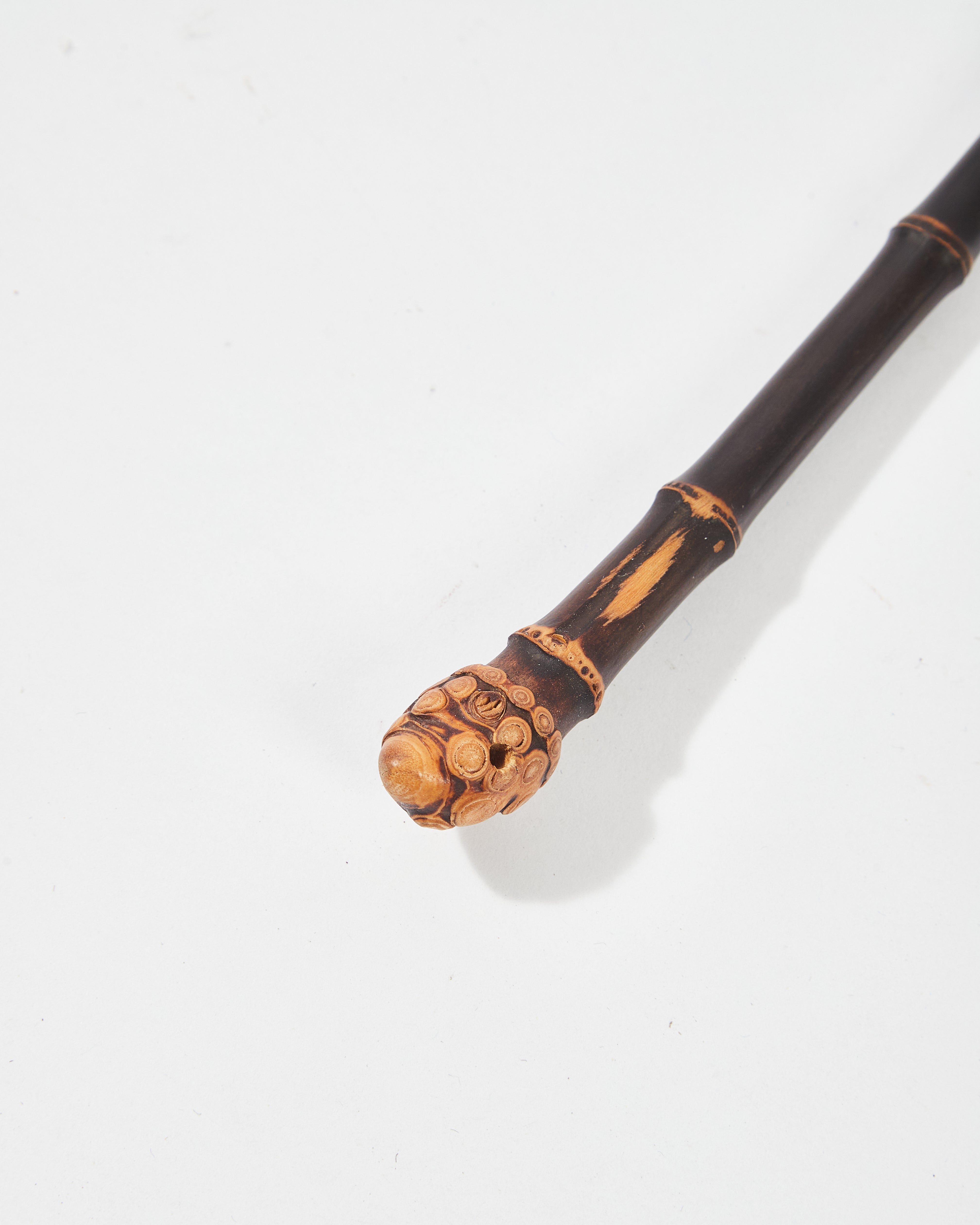 Peacock Feather Duster with Bamboo Handle