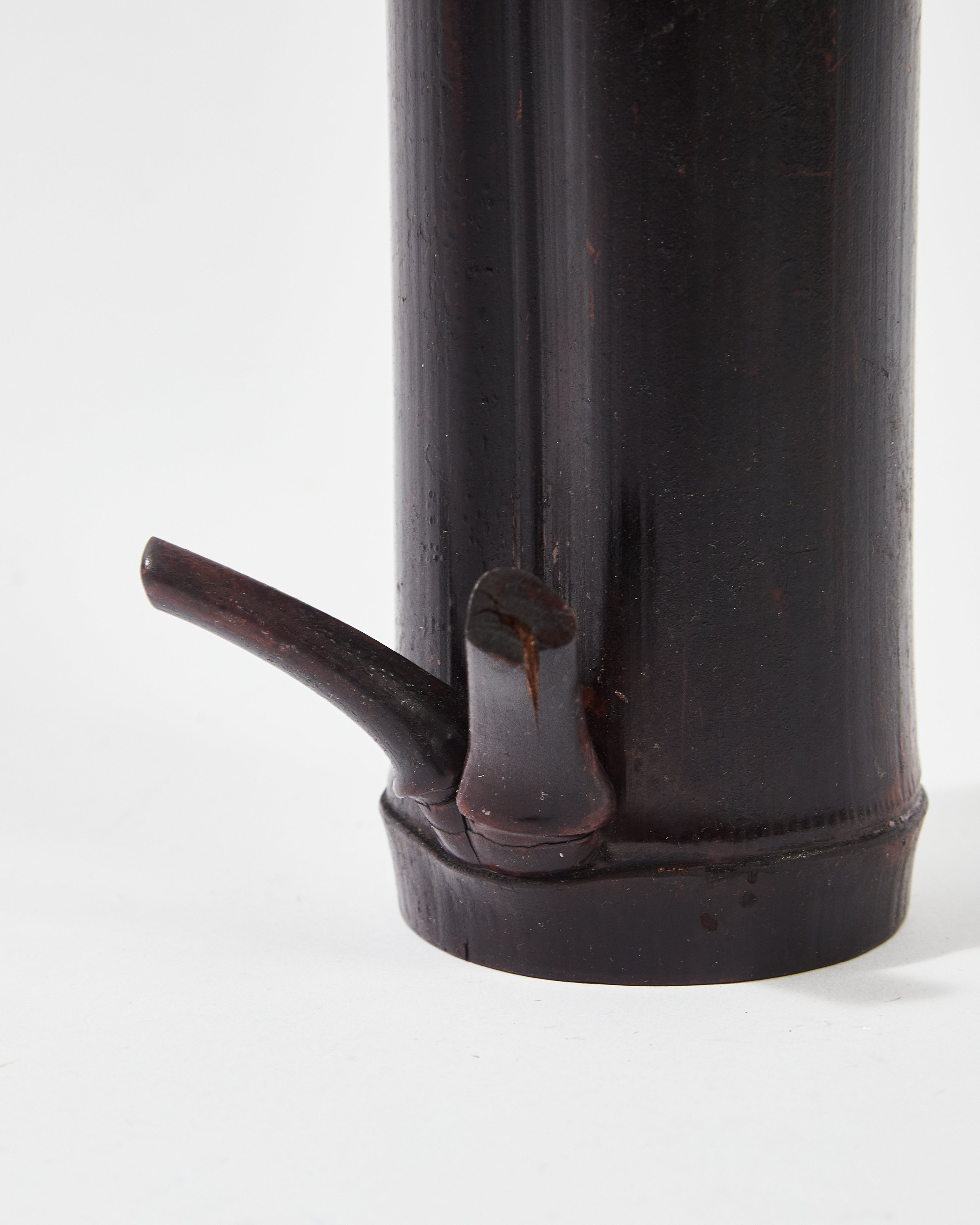 Spiky Pattern Bamboo Plant Vase