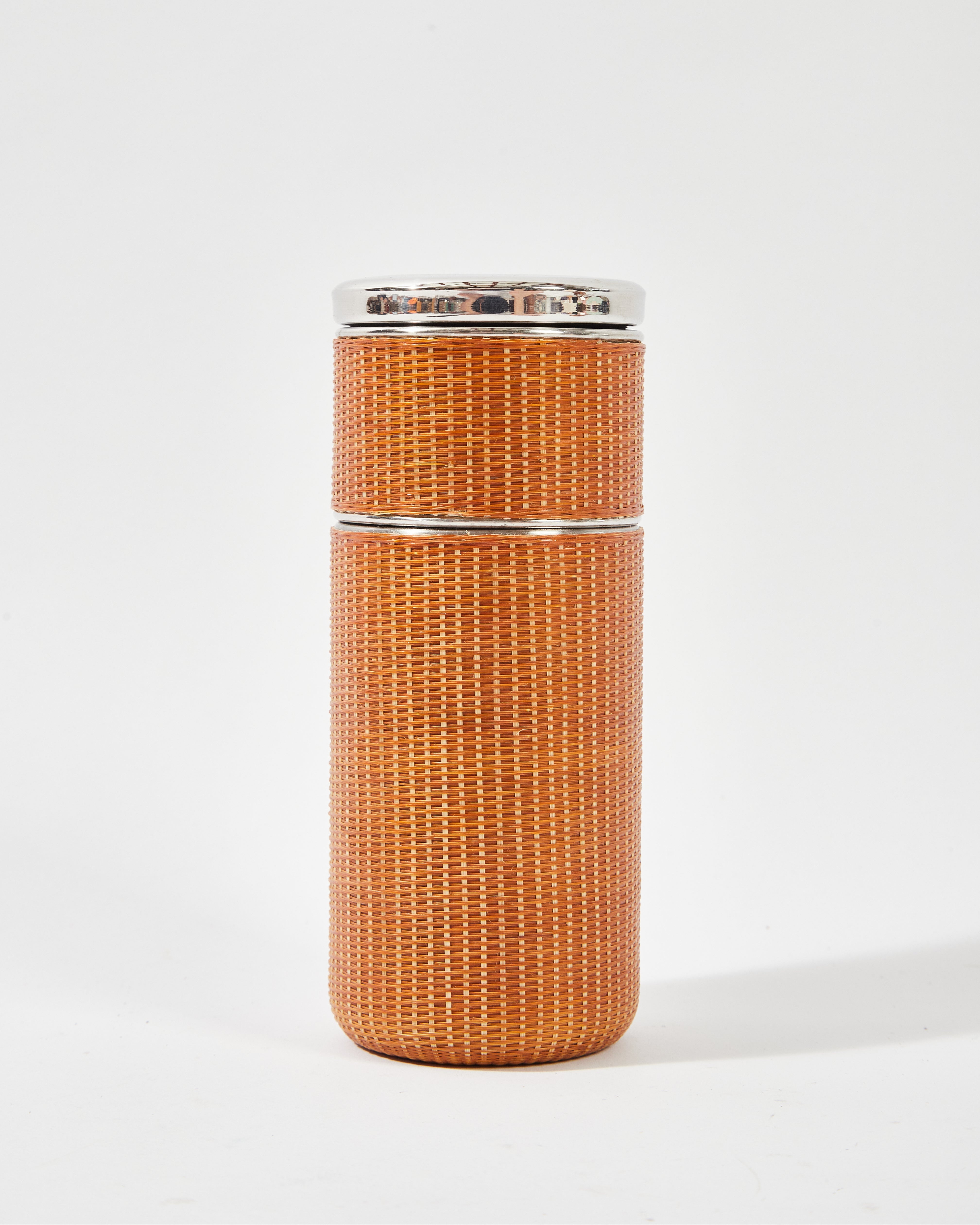 Two Level Bamboo Insulated Travel Mug with Tea Infuser